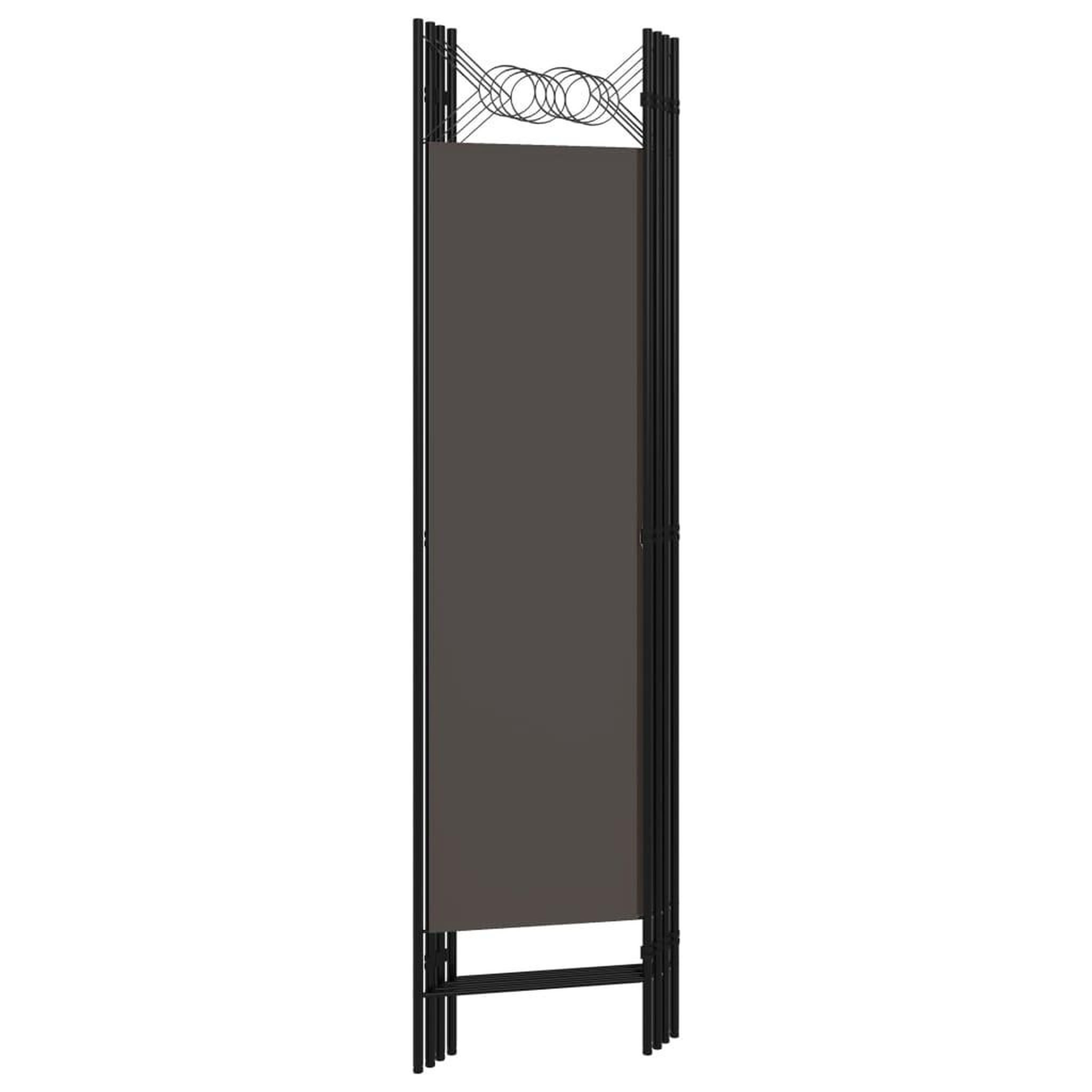 Voir la diapositive 4 : VIDAXL Cloison de separation 4 panneaux Anthracite 160 x 180 cm