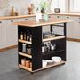Voir la diapositive 4 : Ilot mobile de cuisine 110 cm GASTON