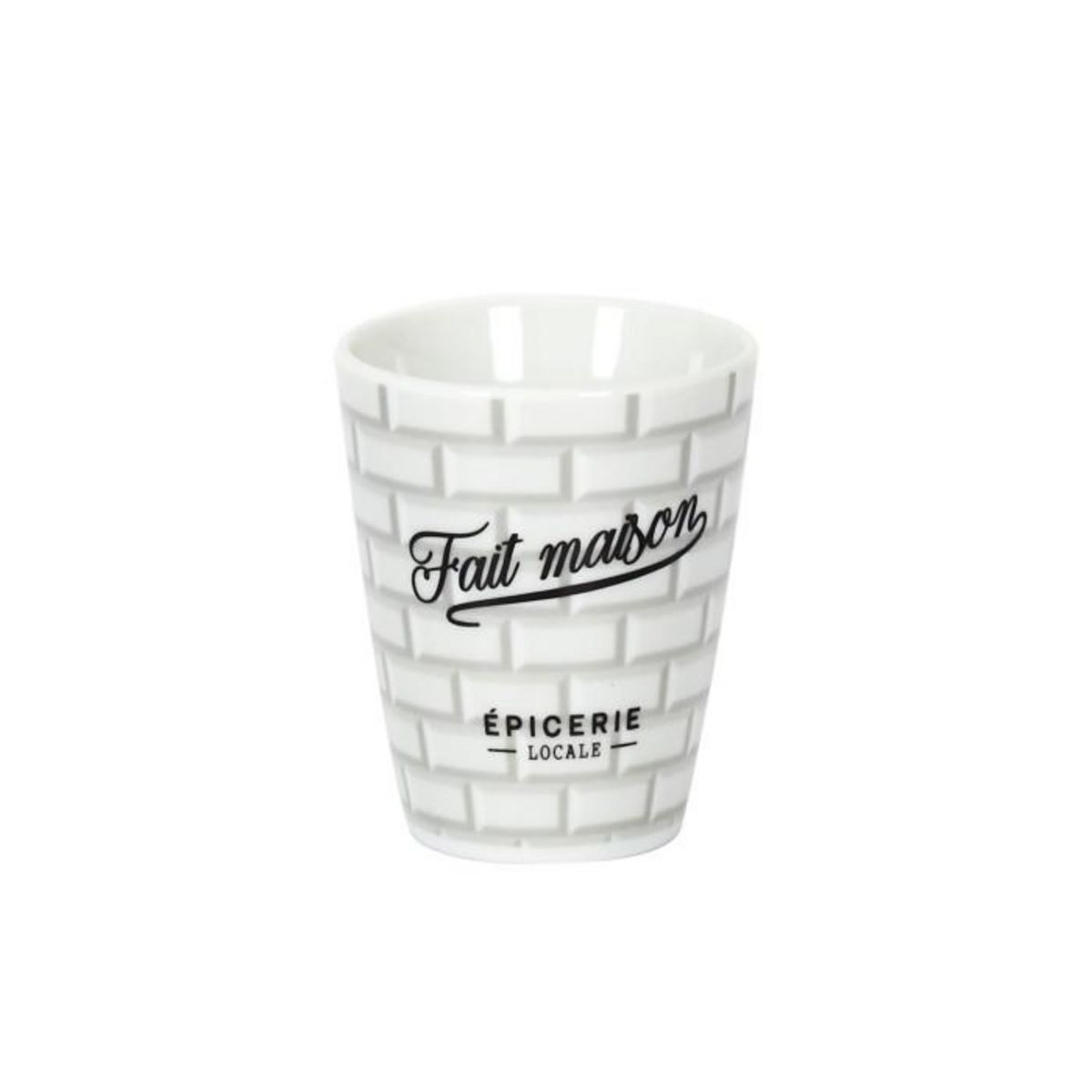 Paris Prix Lot de 6 Tasses à Café  Brooklyn  7cl Blanc