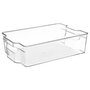 Voir la diapositive 1 : FIVE Bac de Rangement  Frigo  6L Transparent