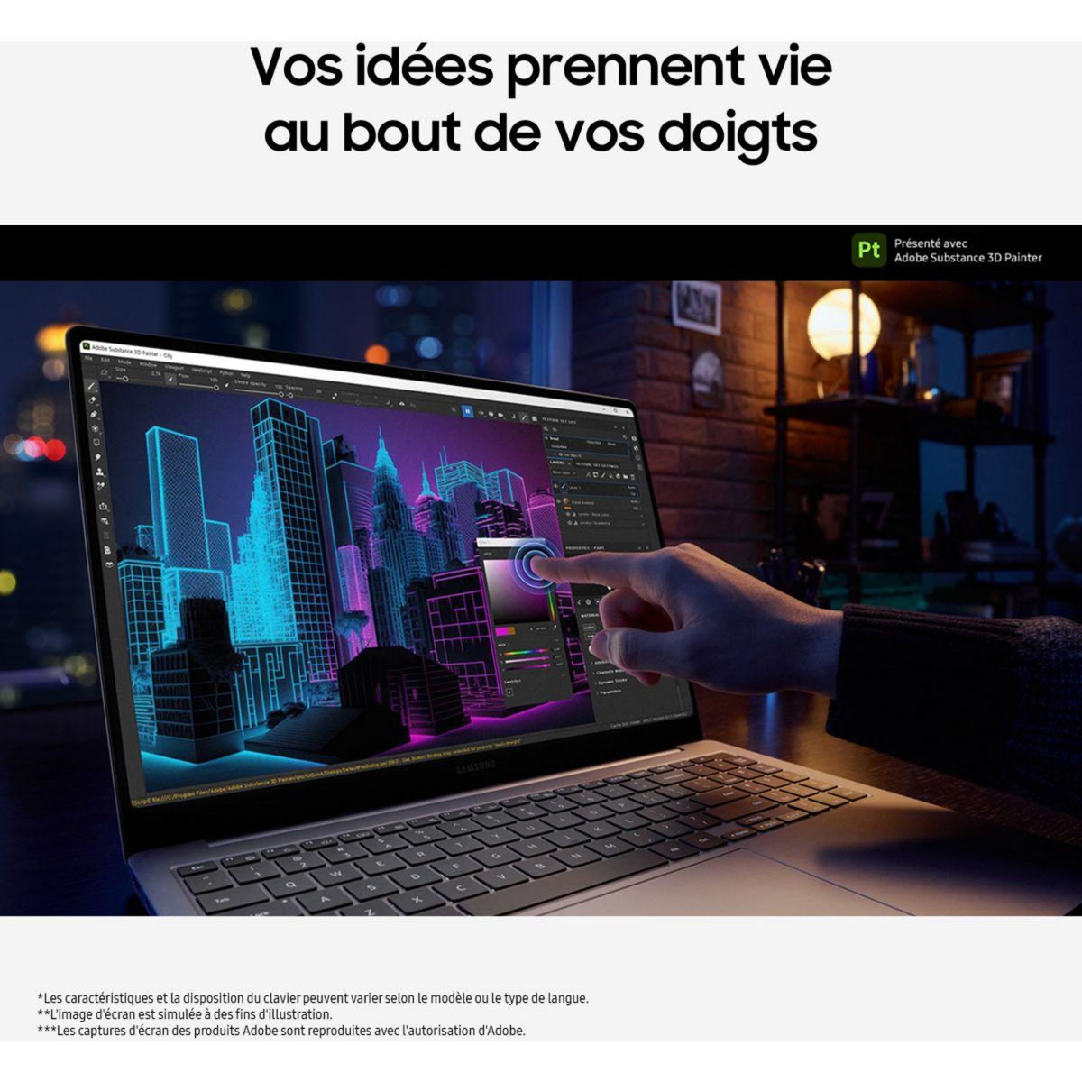 Samsung Ordinateur portable Galaxy Book4 Ultra 16' U9 32Go 1To Gris