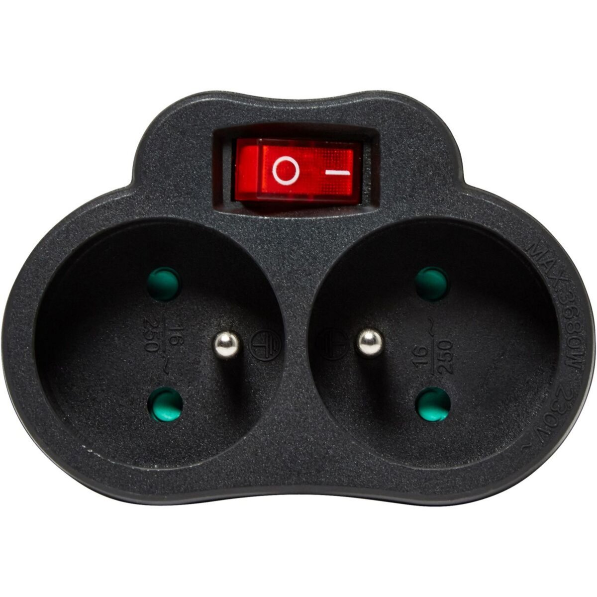 Multiprise avec interrupteur 4 prises avec prises USB A et USB C 1