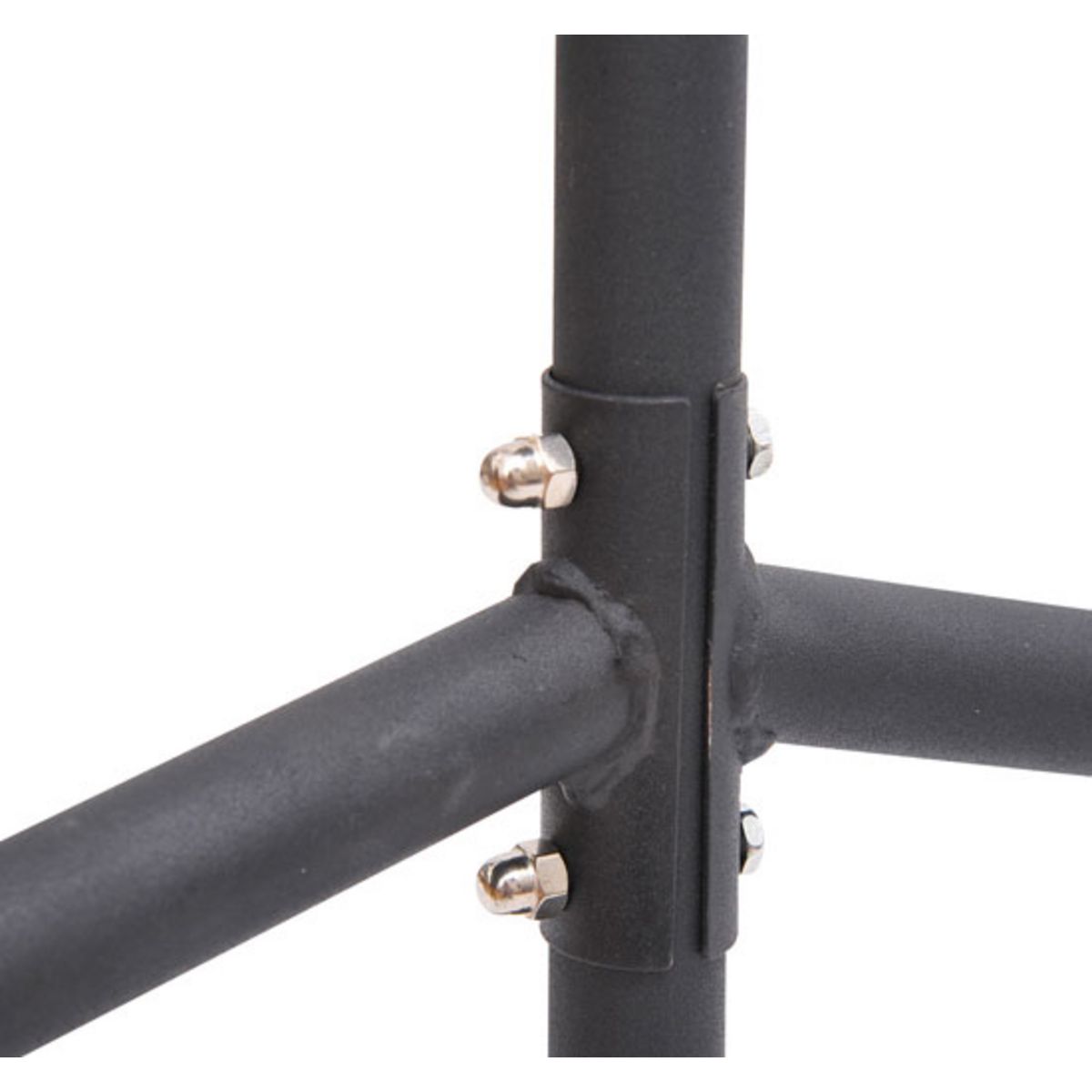 HOMCOM Portant tringle à vêtements acier charge max. 140 Kg dim. 150L x 60l x 170H cm noir