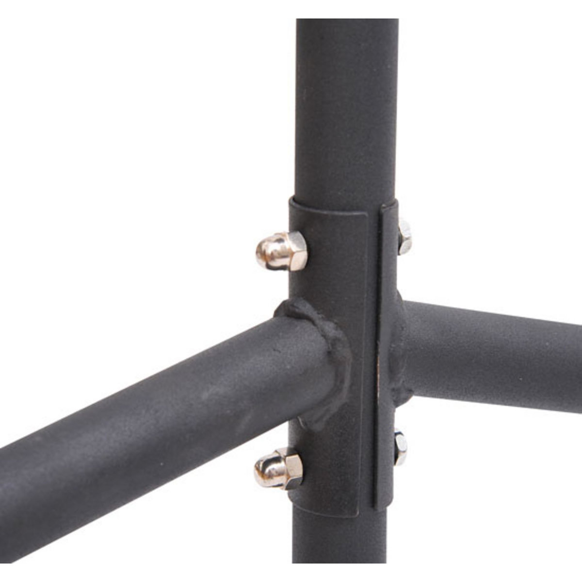 HOMCOM Portant tringle à vêtements acier charge max. 140 Kg dim. 150L x 60l x 170H cm noir