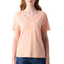 Voir la diapositive 2 : CALVIN KLEIN JEANS T-Shirt Orange/Blanc Femme Calvin Klein Jeans LV047C906G
