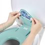 Voir la diapositive 2 : Bright Starts DISNEY BABY - STITCH - Réducteur de lunette de toilette enfant universel adhésif?, Installation rapide