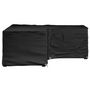 Voir la diapositive 2 : VIDAXL Housse de salon de jardin en forme de L 16 œillets 215x215x70cm