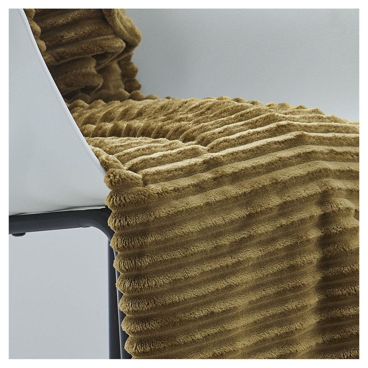 TODAY Plaid côtelé uni 