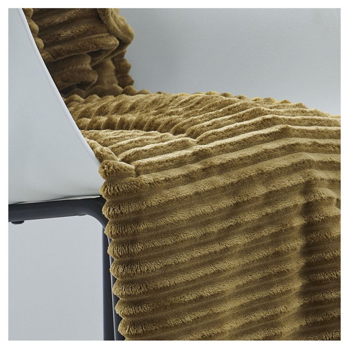 TODAY Plaid côtelé uni 