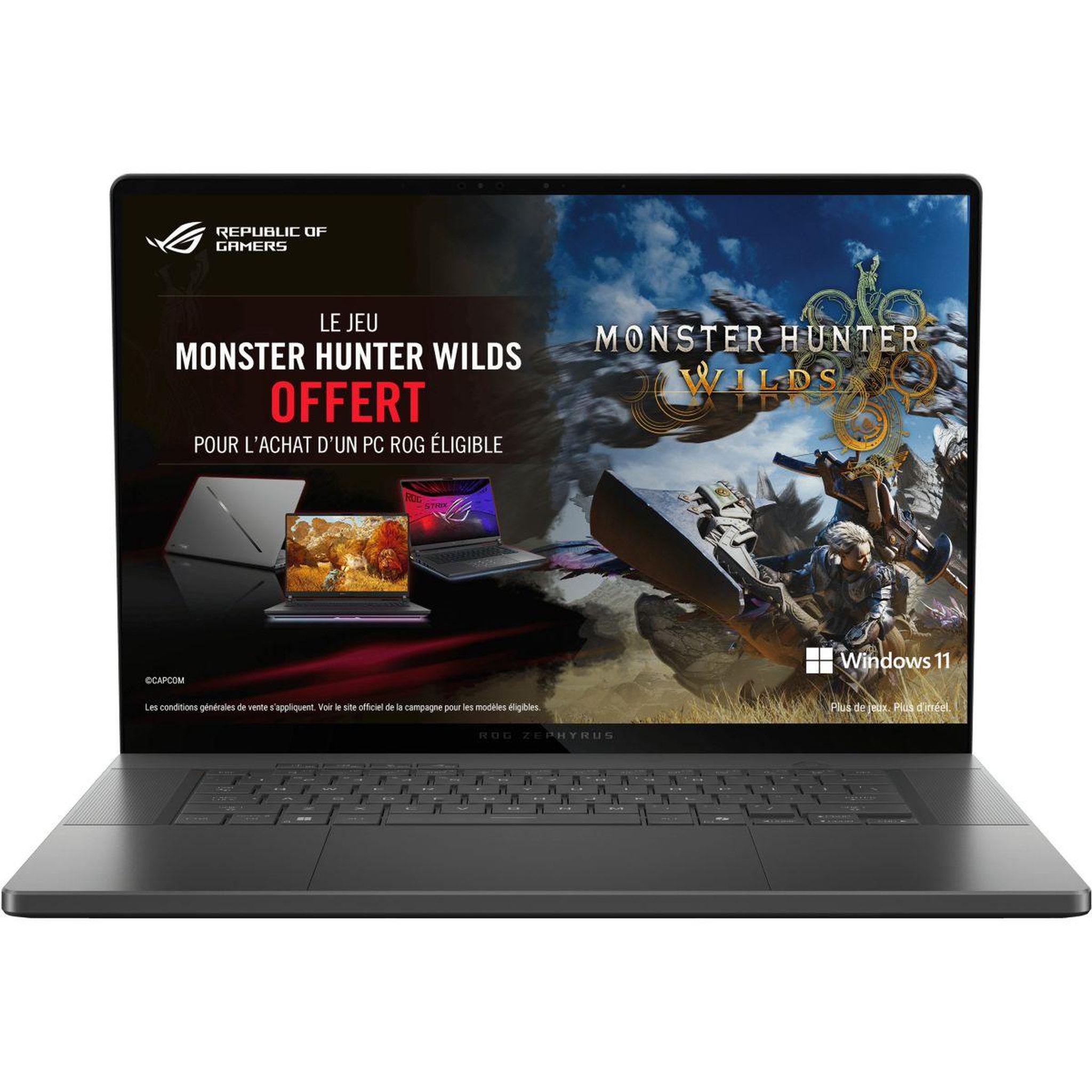 Voir la diapositive 2 : ASUS PC Gamer Rog Zephyrus 16  WQXGA 240Hz Intel Core Ultra 9 285HX Nvidia GeForce RTX 5090 64 Go RAM SSD 2 To