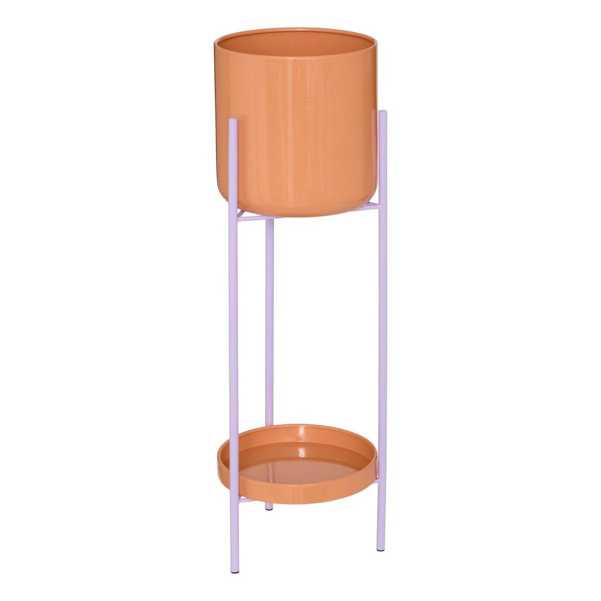 Voir la diapositive 2 : ATMOSPHERA Lot de 2 Cache-Pots en Métal  Poolside  60cm Corail