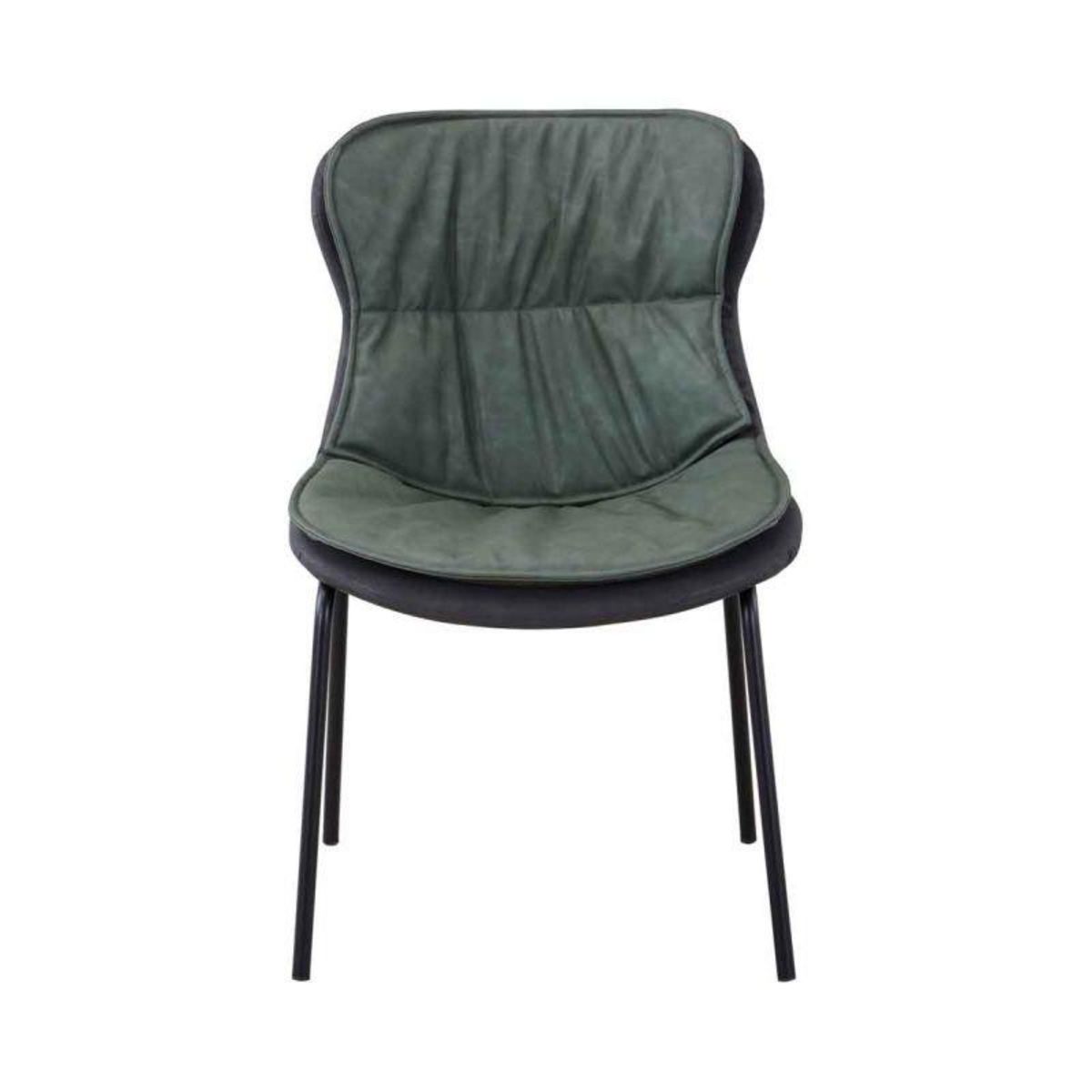 Paris Prix Chaise Design  Brady  84cm Vert & Gris Foncé