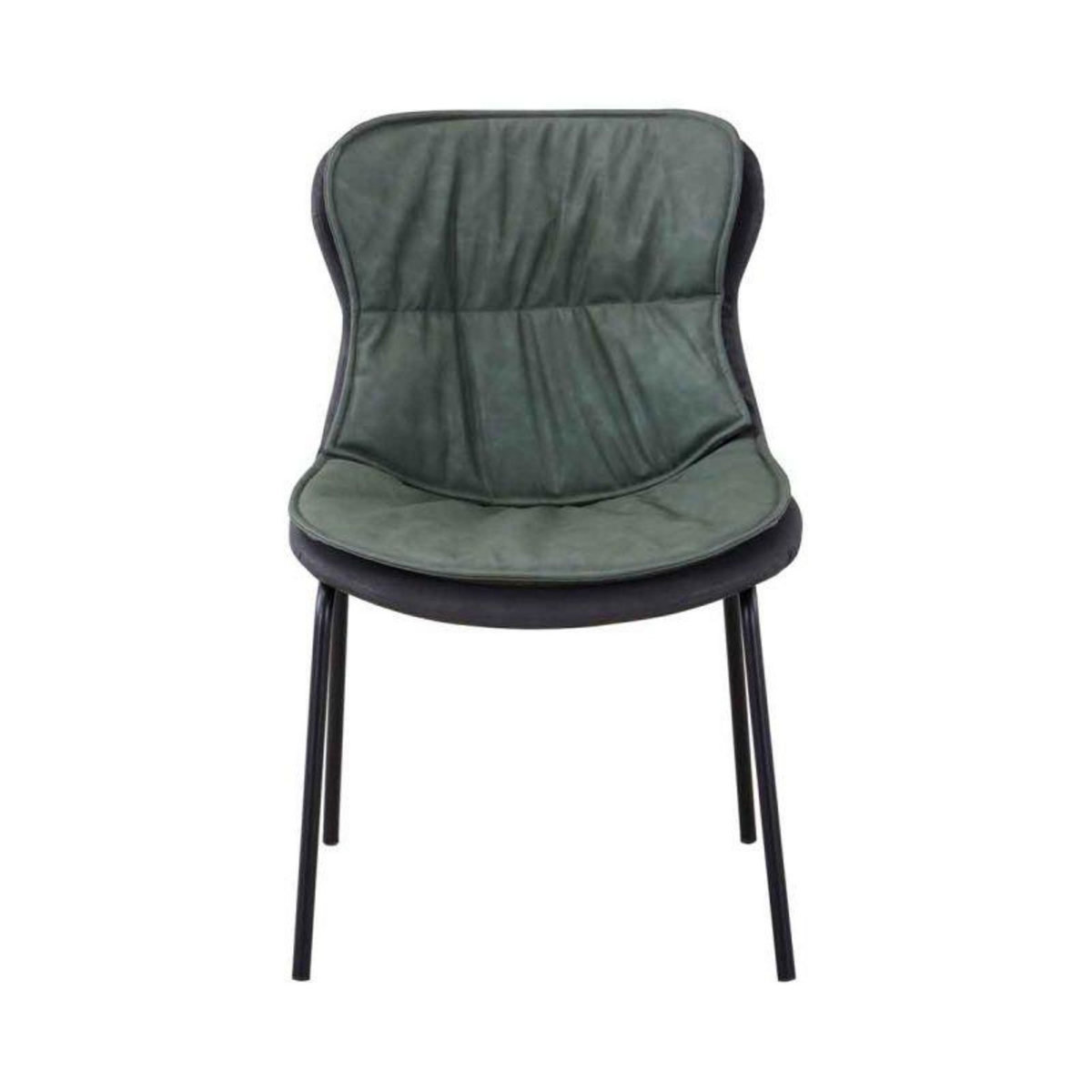 Paris Prix Chaise Design  Brady  84cm Vert & Gris Foncé