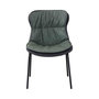 Voir la diapositive 2 : Paris Prix Chaise Design  Brady  84cm Vert & Gris Foncé