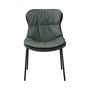 Voir la diapositive 2 : Paris Prix Chaise Design  Brady  84cm Vert & Gris Foncé