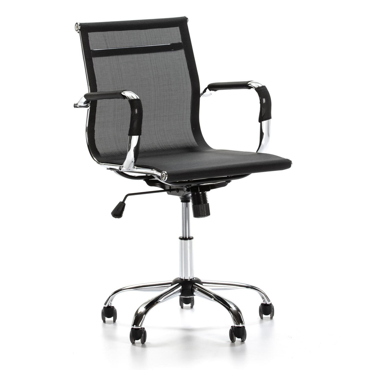 VS VENTA-STOCK Fauteuil de Bureau Oxford inclinable, Tissus transpirable, Hauteur réglable
