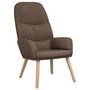Voir la diapositive 2 : VIDAXL Chaise de relaxation Taupe Tissu