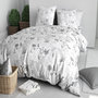 Voir la diapositive 2 : ATELIER DU COTON Parure housse de couette imprimée 100% coton 57fils MERIGOLD
