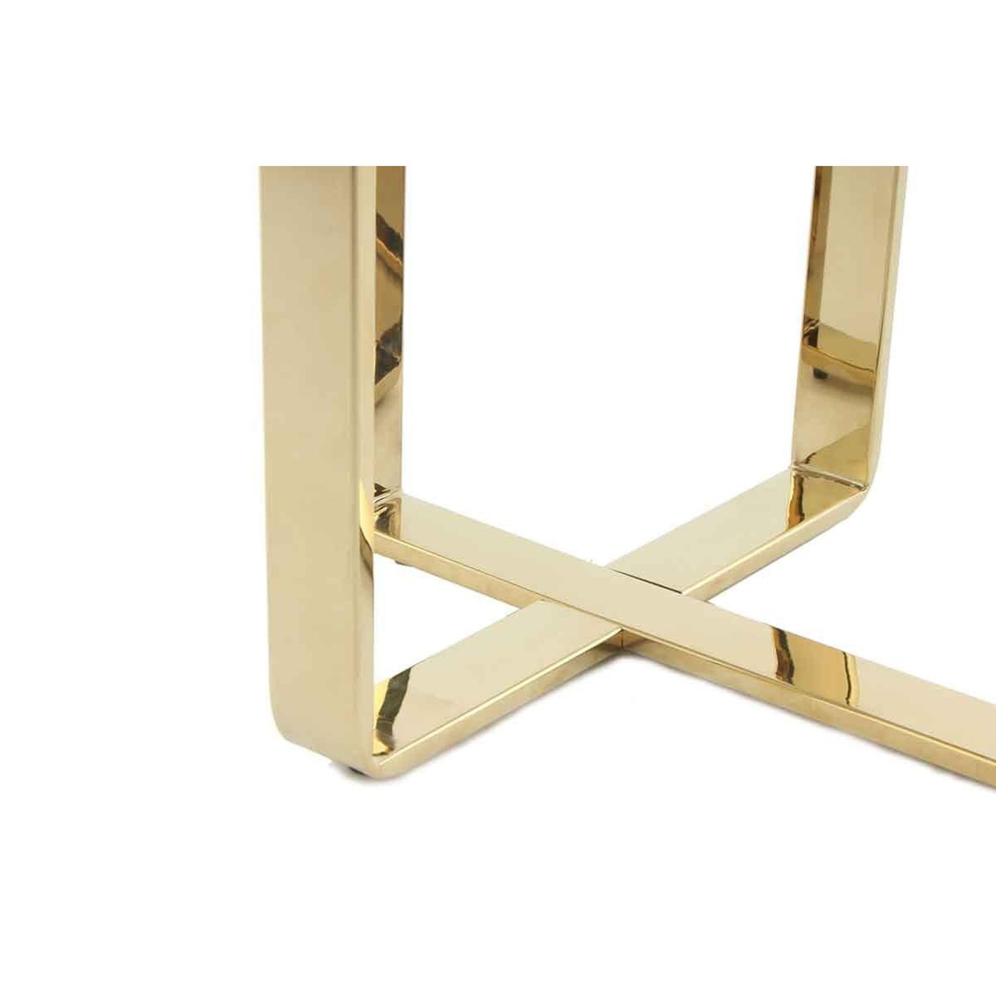 Voir la diapositive 5 : Paris Prix Table d'Appoint 2 Plateaux Design  Katris  60cm Or