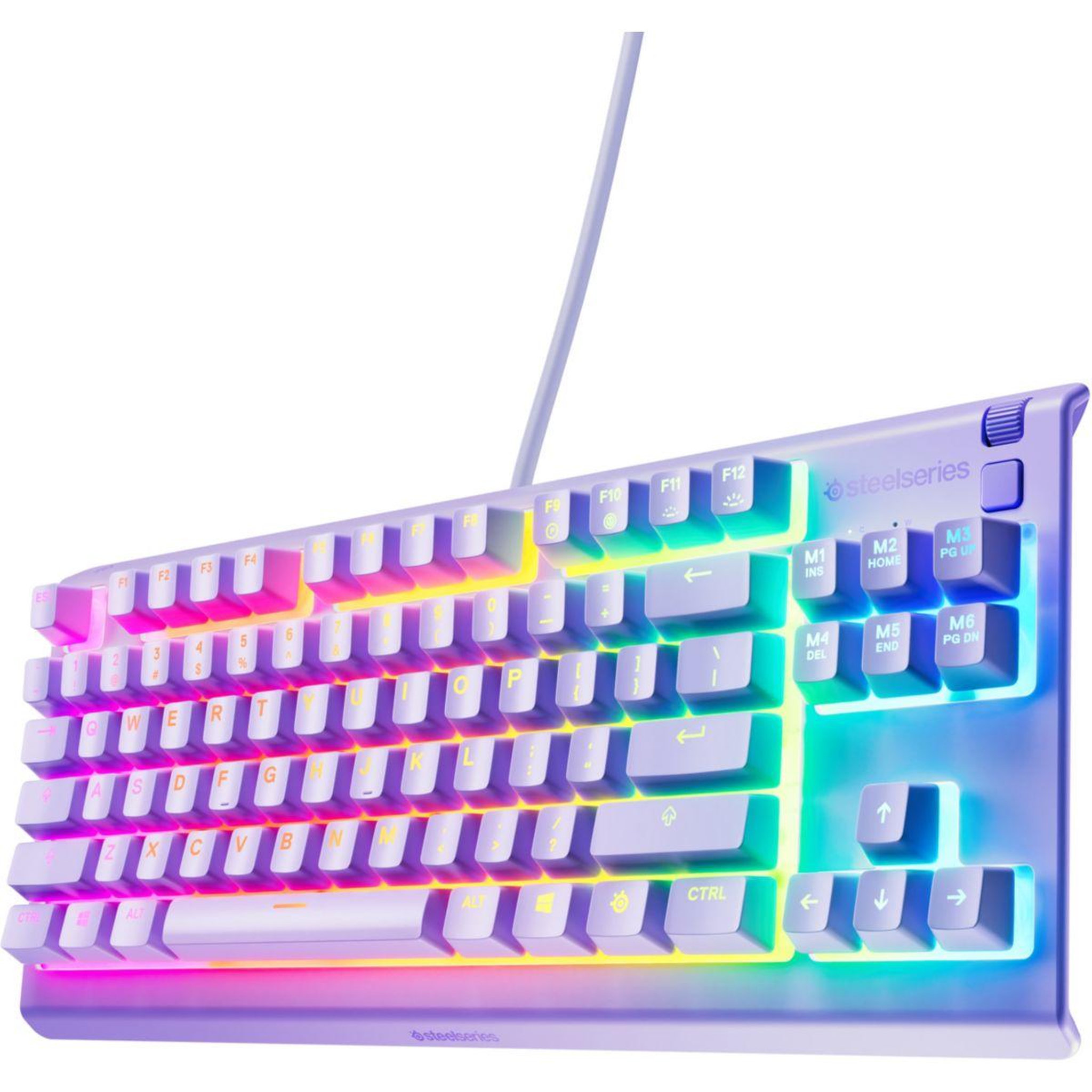 STEEL SERIES Clavier gamer apex 3 tkl lavande