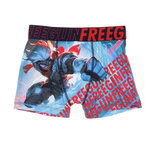 FREEGUN Boxer Bleu/Rouge à Imprimés Garçon Freegun POW. Coloris disponibles : Rouge