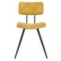 Voir la diapositive 5 : Rendez vous déco Lot de 2 chaises en cuir synthétique gris / noir - Texas