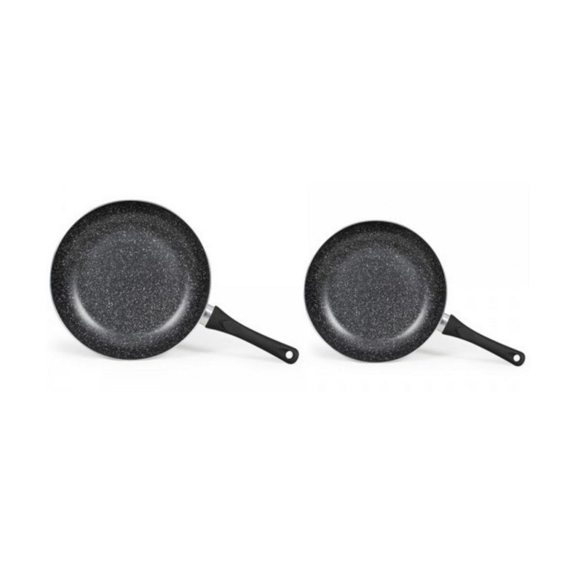 LIVOO Lot de 2 poêles antiadhésif 24/28cm vert - MEN124VE