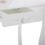 Voir la diapositive 4 : Atmosphera Kids Coiffeuse enfant avec tabouret Demoiselle - Blanc