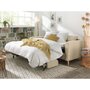 Voir la diapositive 3 : LISA DESIGN Timo - canapé 3 places convertible express couchage quotidien 140 cm matelas 12 cm en tissu