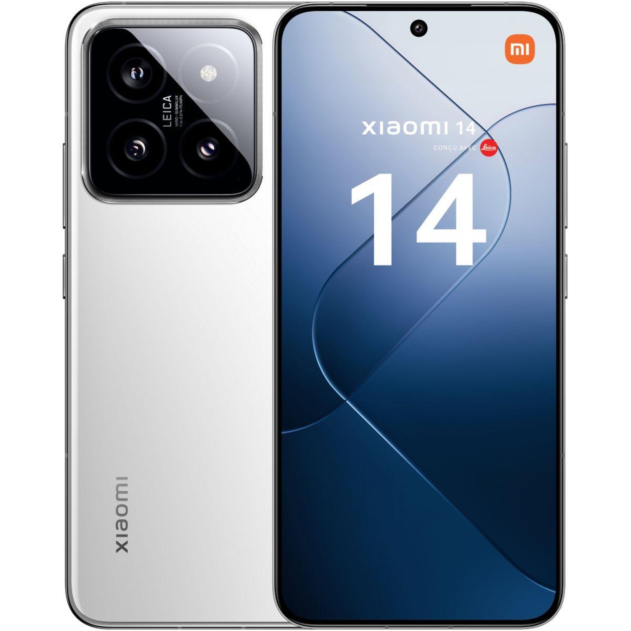 Voir la diapositive 2 : XIAOMI Smartphone 14 concu avec Leica Blanc 512Go