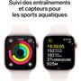 Voir la diapositive 4 : APPLE Montre connectée Serie 10 46mm Alu/Or Rose S/M