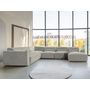Voir la diapositive 1 : BEST MOBILIER Felix - canapé modulable panoramique d'angle gauche 7 places en tissu texturé