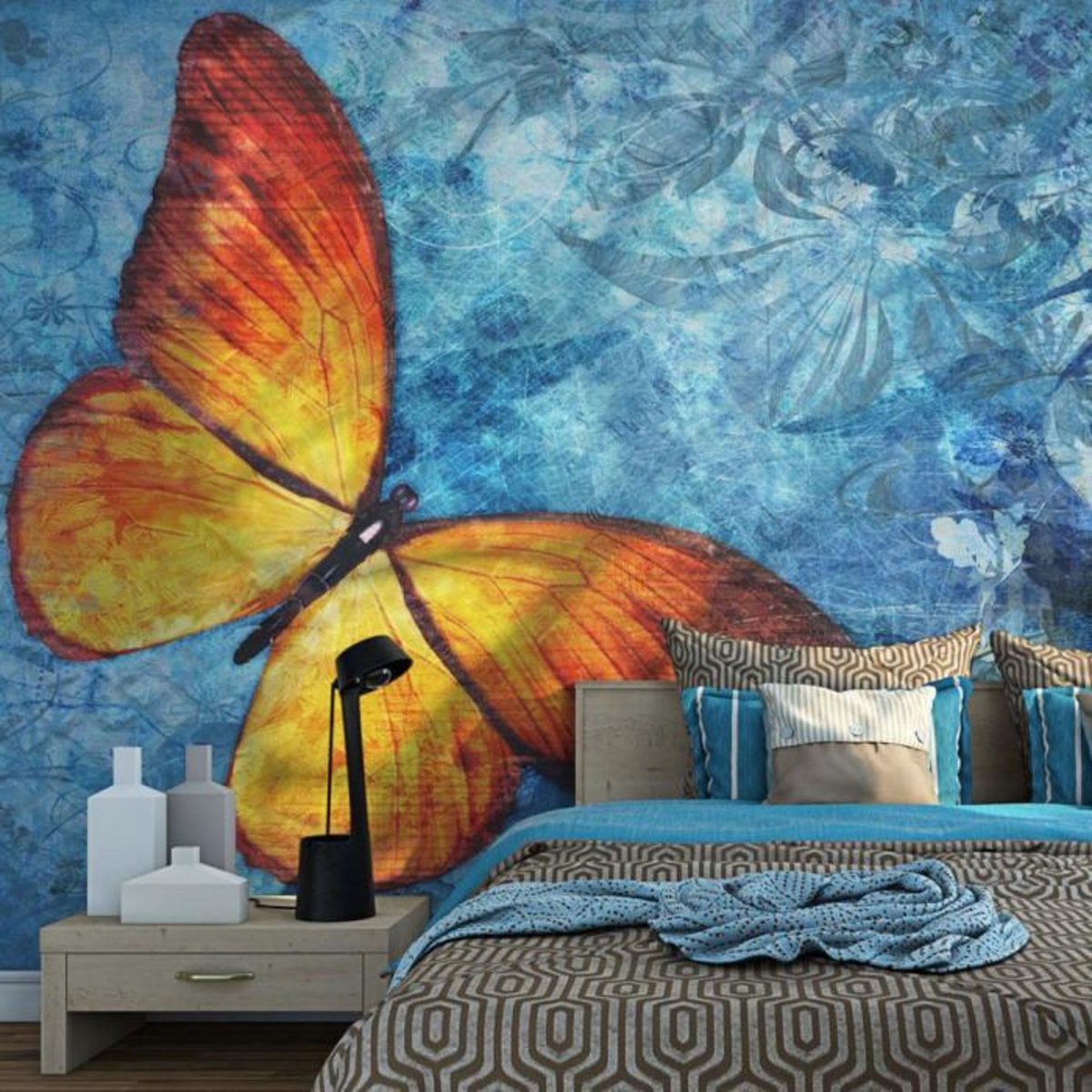 Paris Prix Papier Peint  Fiery Butterfly