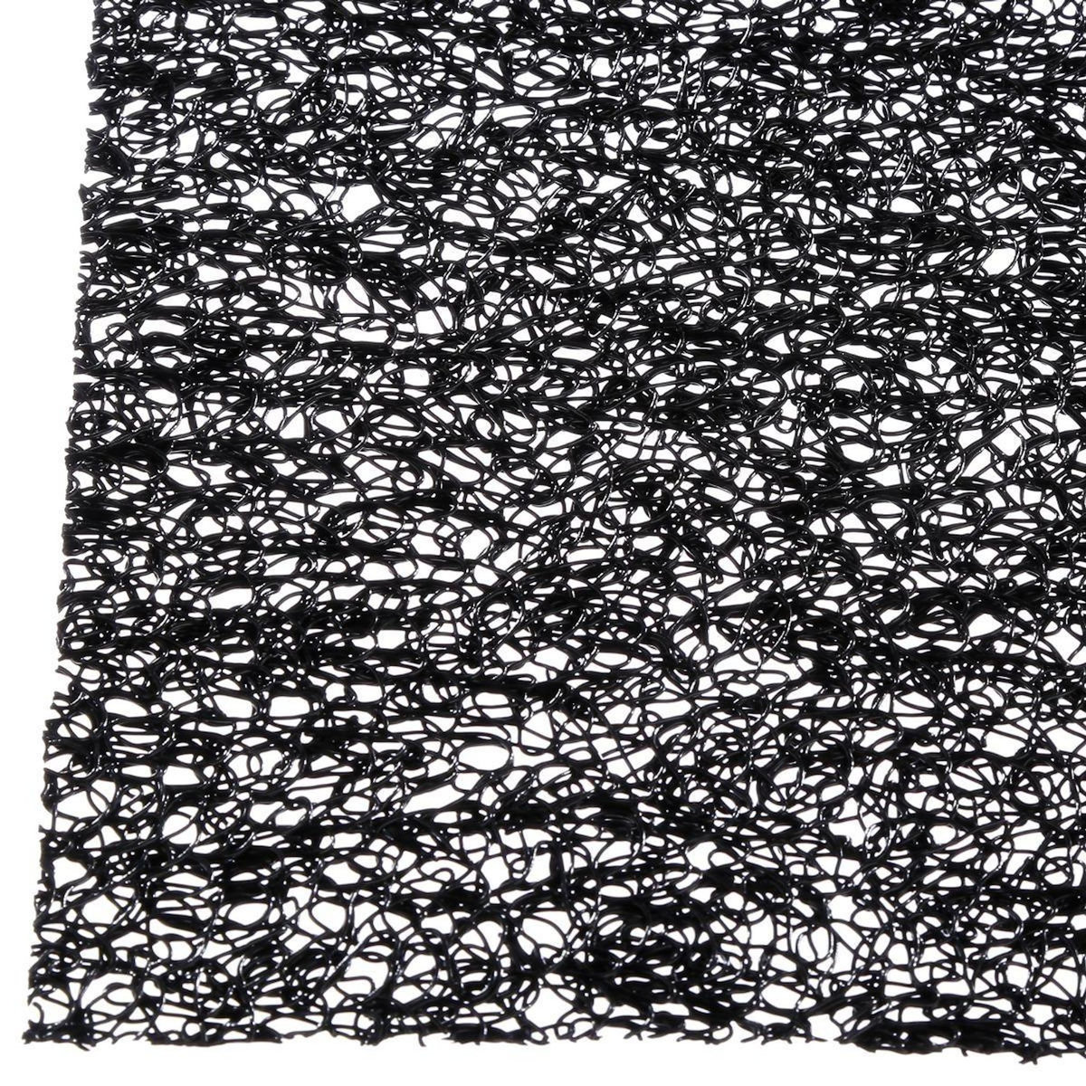 SECRET DE GOURMET Set de Table Rectangulaire  Spaghetti  30x44cm Noir