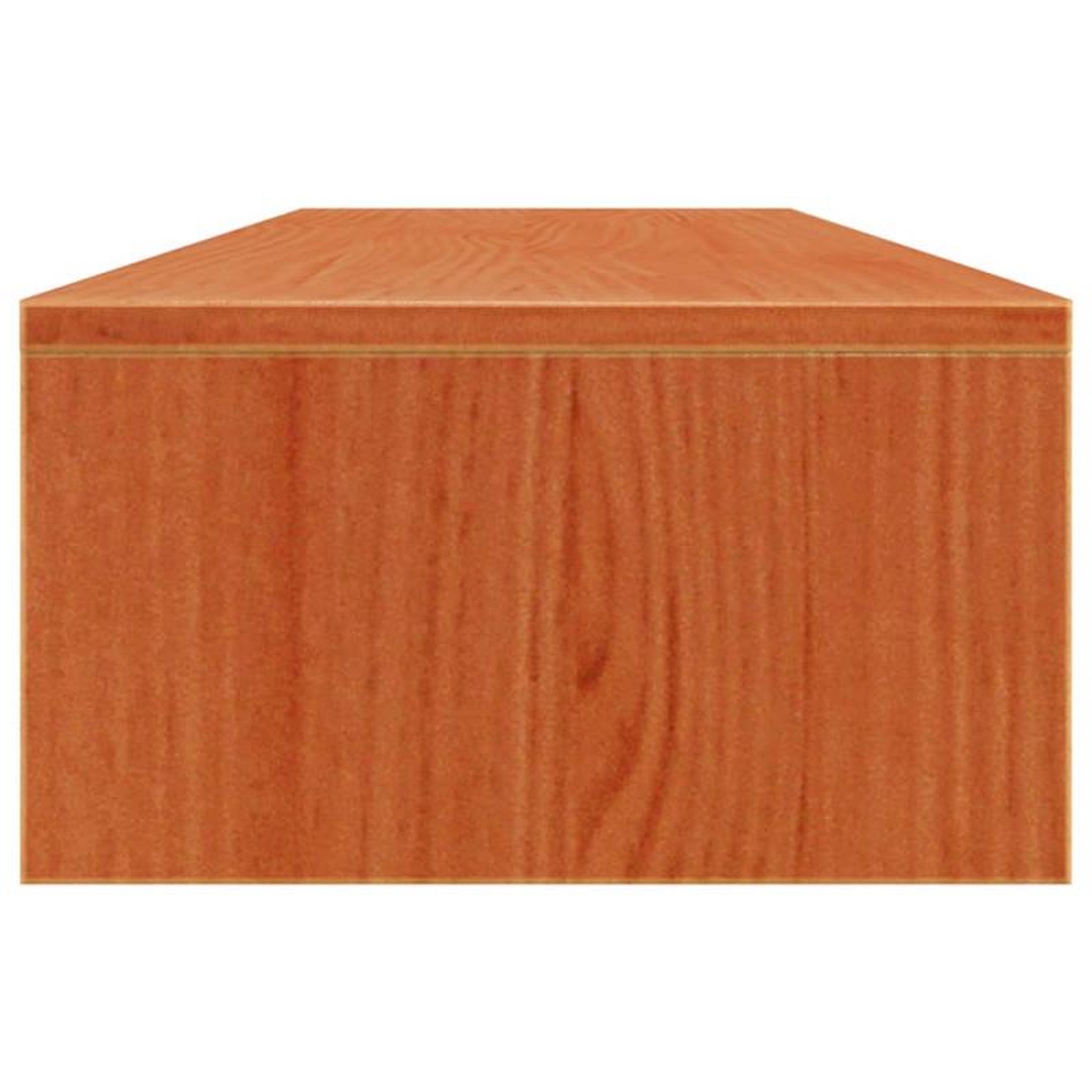 Voir la diapositive 5 : VIDAXL Support de moniteur marron miel 100x27x15 cm bois de pin solide