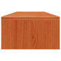 Voir la diapositive 5 : VIDAXL Support de moniteur marron miel 100x27x15 cm bois de pin solide
