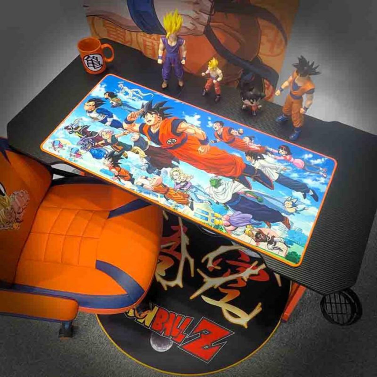 Subsonic Dragon Ball Super - Tapis de souris antidérapant XXL 90 mm x 40 mm - Licence officielle
