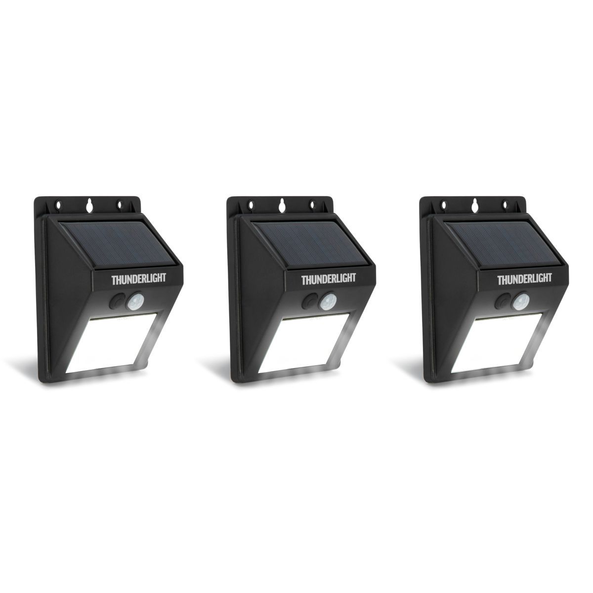 Aquila Appliques solaires Thunderlight 63 LED - Lot de 3