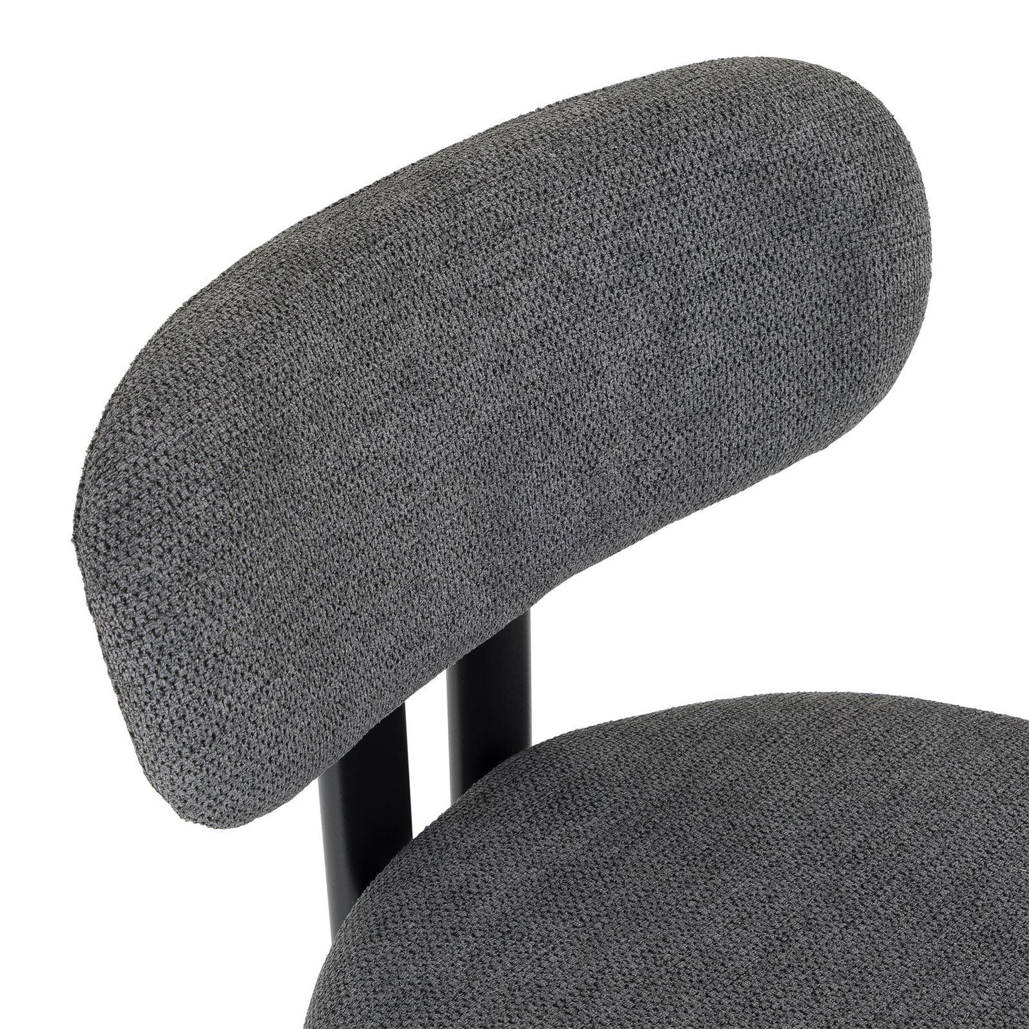 Voir la diapositive 5 : IDIMEX Lot de 2 chaises franca de salle à manger en tissu