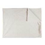 Paris Prix Plaid en Flanelle  Grosse Côtes  120x150cm Blanc