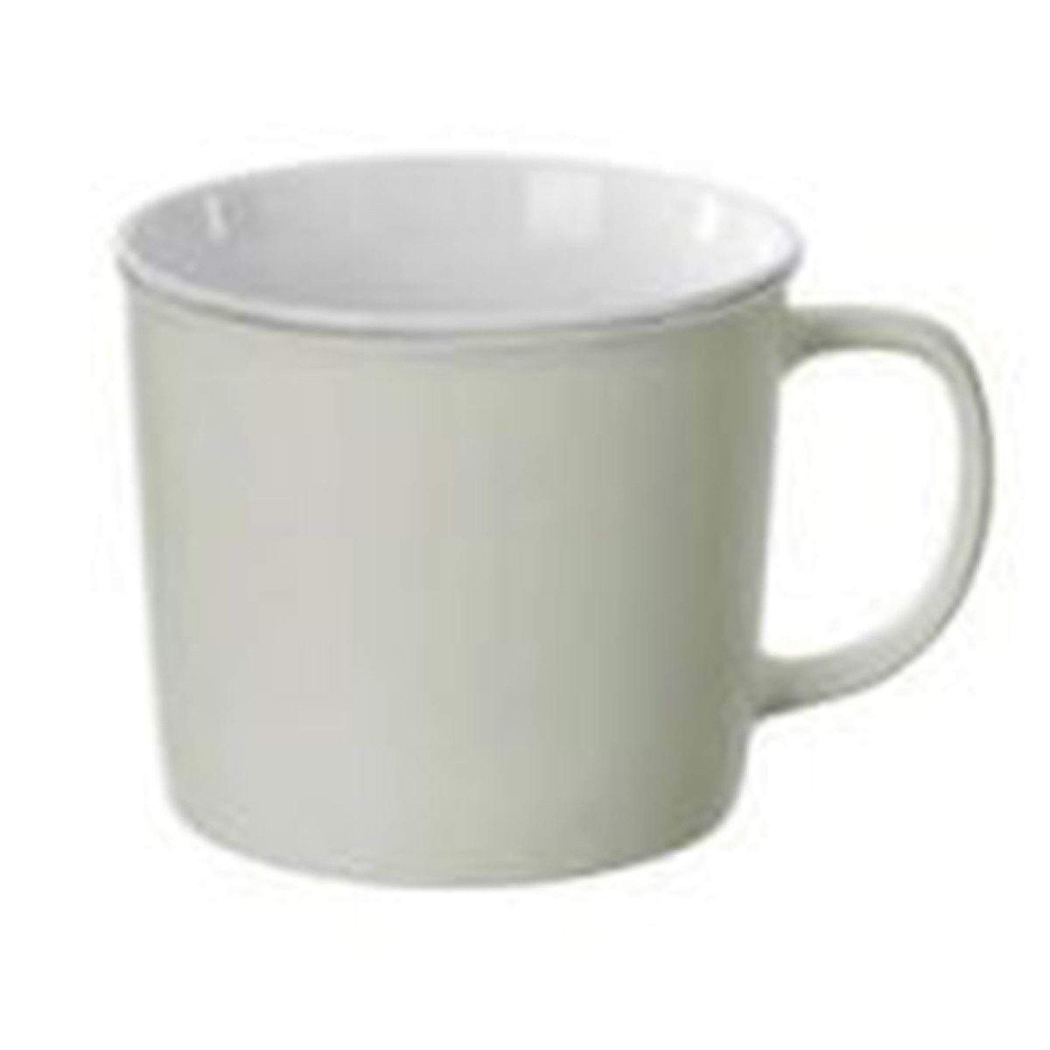 Voir la diapositive 2 : SECRET DE GOURMET Lot de 6 mugs en porcelaine  nature  38cl menthe