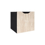 Paris Prix Boîte de Rangement Effet Travertin  Pietra  30cm Beige