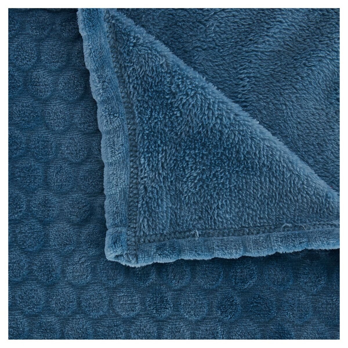 ACTUEL Plaid uni en polyester 240 gsm