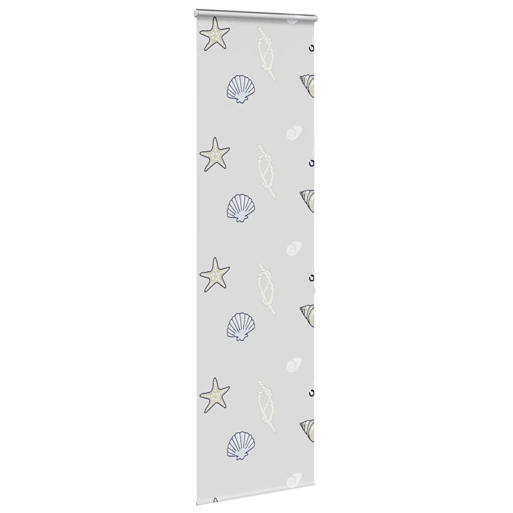 Voir la diapositive 3 : VIDAXL Store enrouleur de douche avec cassette largeur du tissu 76 cm