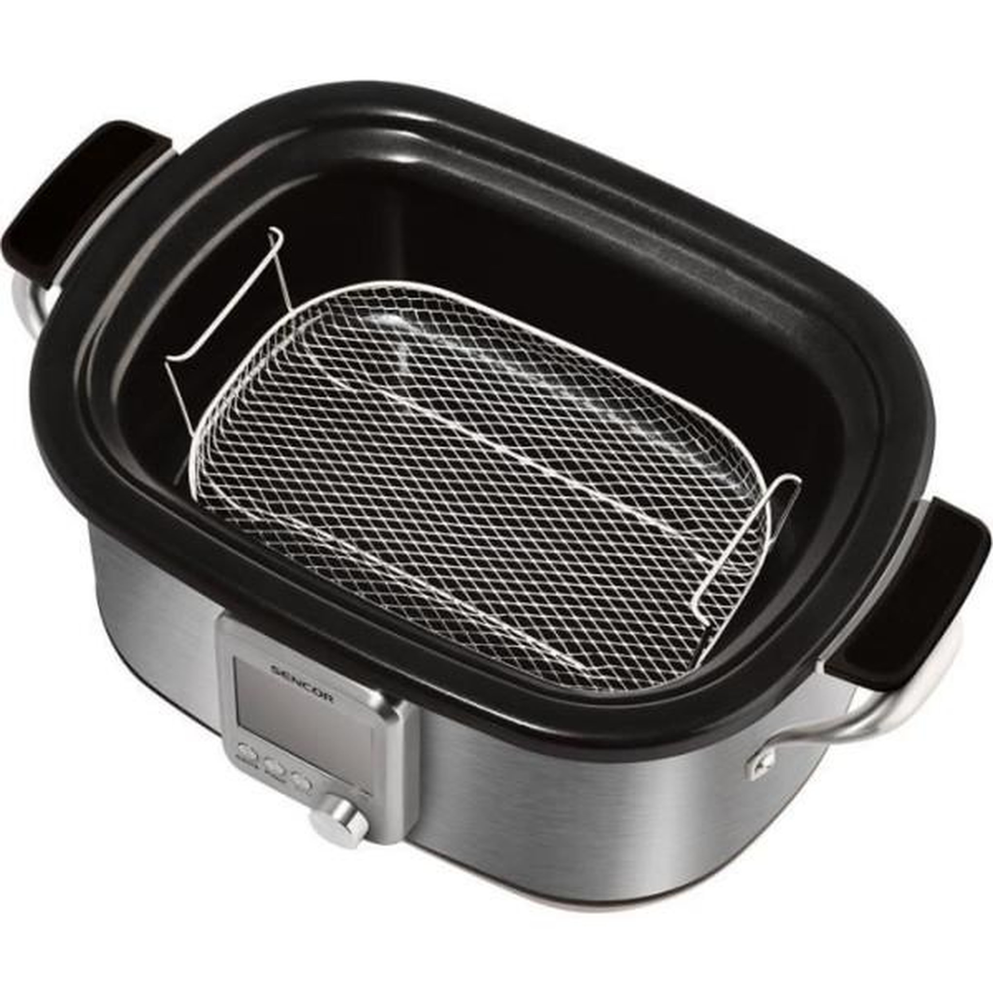 Voir la diapositive 6 : MARKET24 Mijoteuse - SENCOR - SPR 7200SS - 1250 W - 7 L - Argent