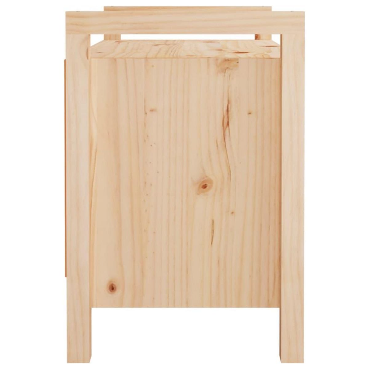 VIDAXL Banc d'entree 80x40x60 cm Bois de pin massif