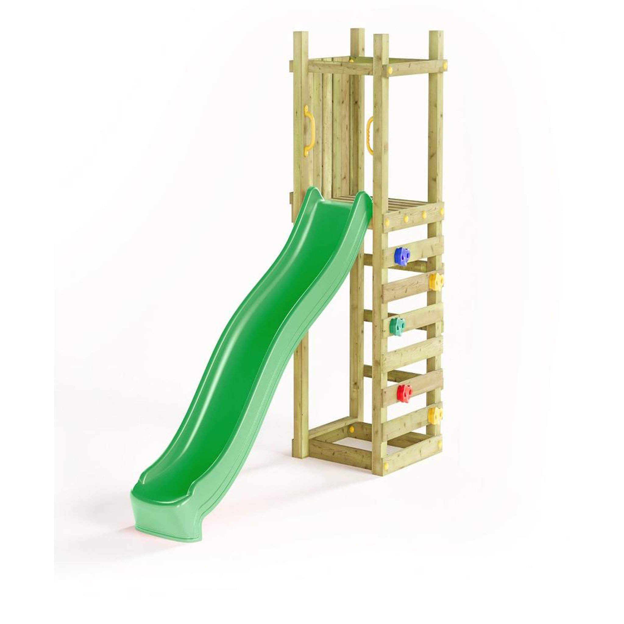 Fungoo Aire de jeux funny 3 light avec tour et mur d'escalade - fungoo