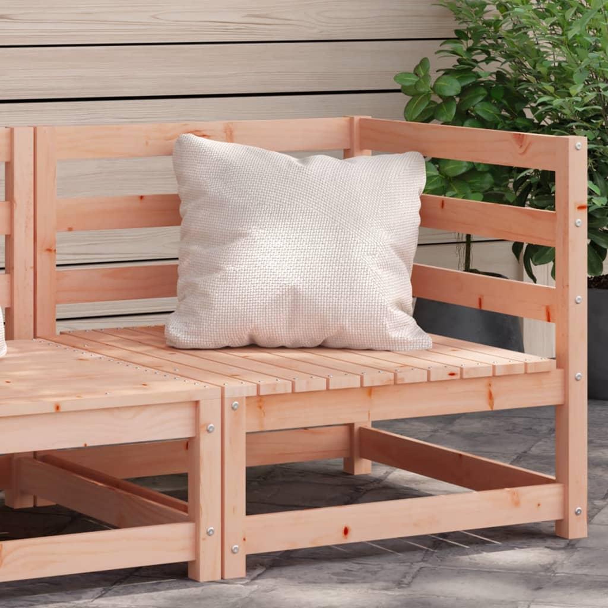 VIDAXL Canape d'angle de jardin 70x70x67 cm bois massif douglas