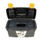 Voir la diapositive 3 : VITO Boite à outils vide 18  43.2 x 25 x 23.8 cm - Caisse à outils 3 organiseurs et porte outils Amovible VITO