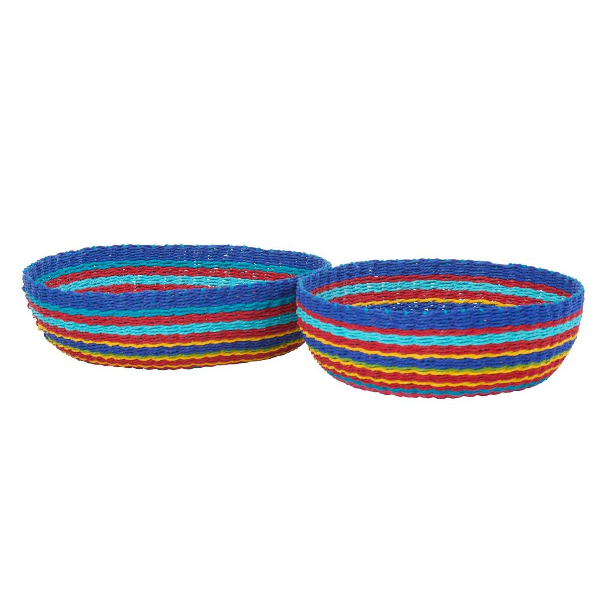 J-LINE Lot de coupelles déco  tierra  41cm multicolore